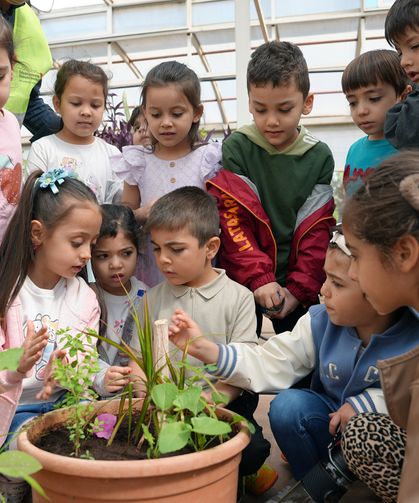 Minik Bahçıvanlar Büyükşehir’in Serasında Buluştu