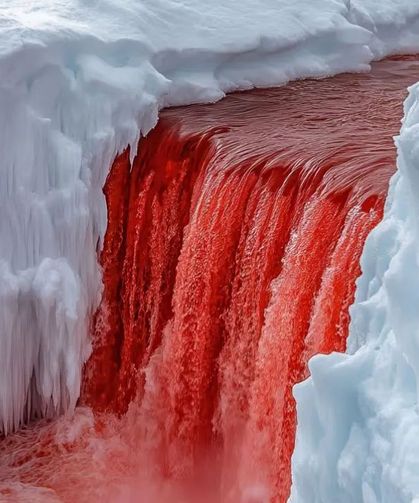 Antarktika’nın Kanlı Şelalesi: 5 Milyon Yıllık Gizem Çözüldü