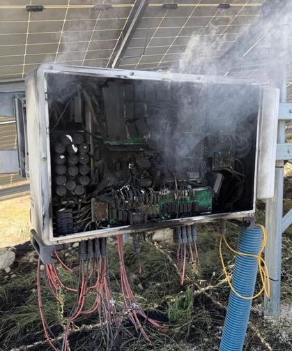 Burdur'da GES Trafosunda Çıkan Yangın Söndürüldü