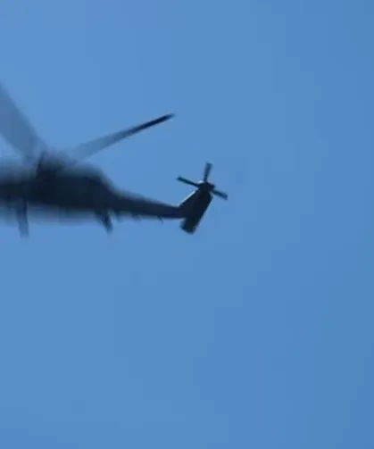 Giresun’da yüksek gerilim çalışması yapan helikopter düştü