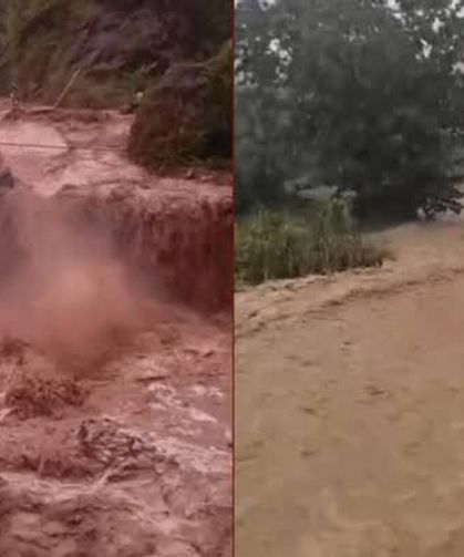Giresun'da Sağanak Yağış Ulaşımı Aksattı, HES Zarar Gördü