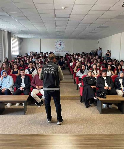 Afyonkarahisar'da öğrencilere narkotik eğitimi