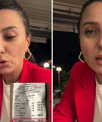 Ankara'daki restoranda gelen hesap tepki çekti
