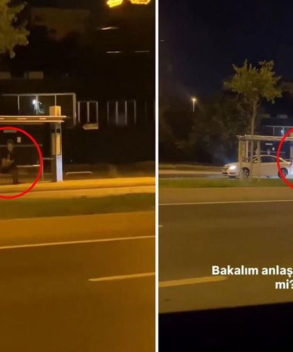 İstanbul Kartal’da Gece Yarısı Dikkat Çeken Görüntüler