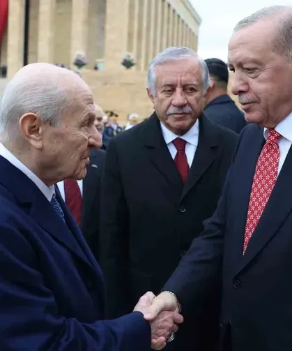 Cumhurbaşkanı Erdoğan'dan Anıtkabir'de KAAN Detayı