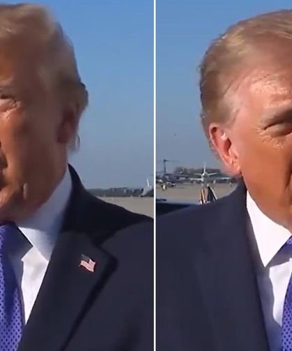 Trump'tan muhabire fiziksel hakaret ve sert tepki