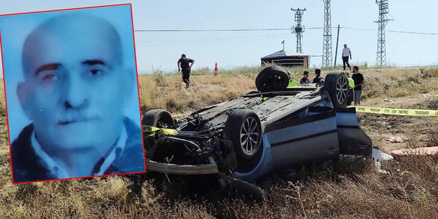 Elbistan'da takla atan otomobildeki İbrahim Orman öldü