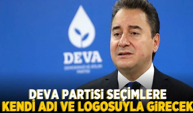 Ali Babacan, DEVA Partisi'nin seçimlere kendi adı ve logosuyla gireceğini açıkladı