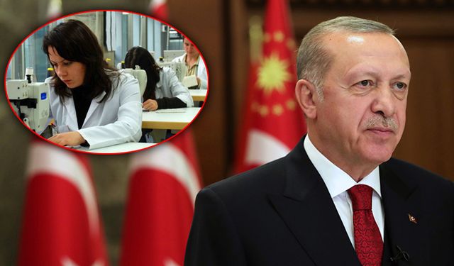 Cumhurbaşkanı Erdoğan istihdam edilen kadın sayısını açıkladı