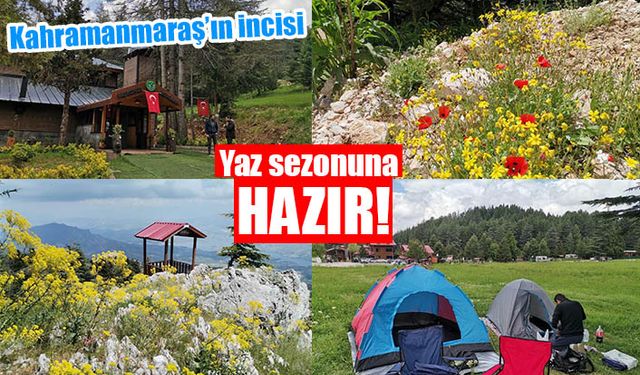 Kahramanmaraş'ın incisi Başkonuş Yaylası yaz sezonuna hazır