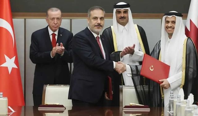 Türkiye ve Katar arasında ortak bildiri! ''İşbirliği için 100 belge imzalandı''