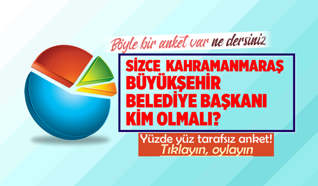 Sizce Kahramanmaraş Büyükşehir Belediye Başkanı kim olmalı?