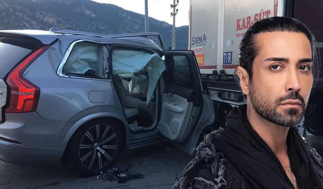 Burdur Bucak'ta Tan Taşçı'nın bulunduğu araç trafik kazası geçirdi