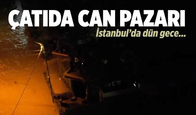 İstanbul Halkalı Gümrüğü'nde ani su baskını: Kurtarma ekipleri seferber