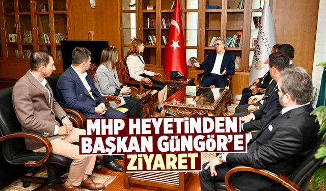 KMBB Başkanı Hayrettin Güngör, MHP Milletvekili Zuhal Karakoç Dora'yı ağırladı