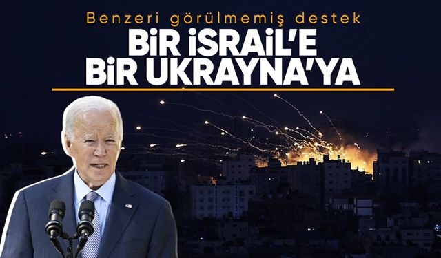 Joe Biden'dan İsrail'e destek sinyali: Kongre'ye acil bütçe istemi