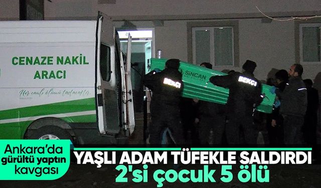 Yer: Ankara! Gece saatlerinde evi bastı, 5 kişiyi öldürüp kaçtı