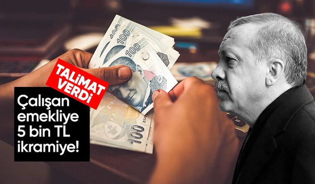 Çalışan emeklilere müjde: Cumhurbaşkanı Erdoğan ikramiye için adım attı!