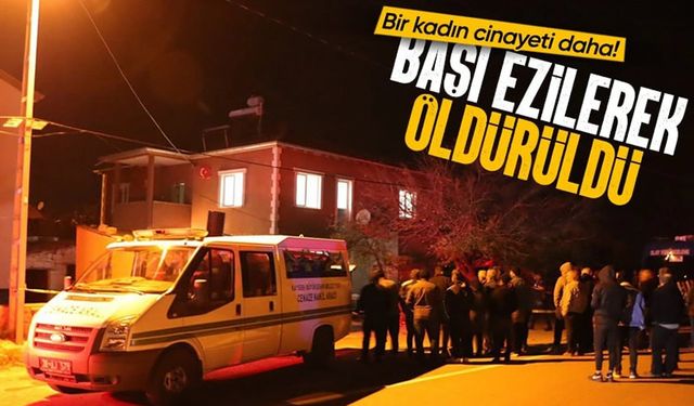 Kayseri'de feci olay! Başı ezilerek öldürülen kadını hayvan otlamadan dönen eşi buldu