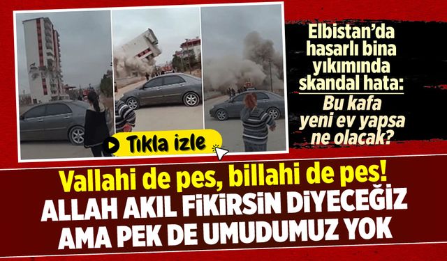 Bu kadarına da pes! Elbistan'da bu kafa yeni ev yapsa ne olacak?