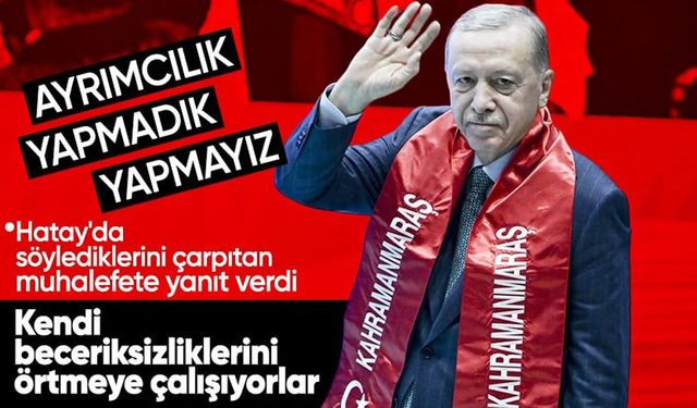 Erdoğan Kahramanmaraş'ta anahtar teslim törenini gerçekleştirdi