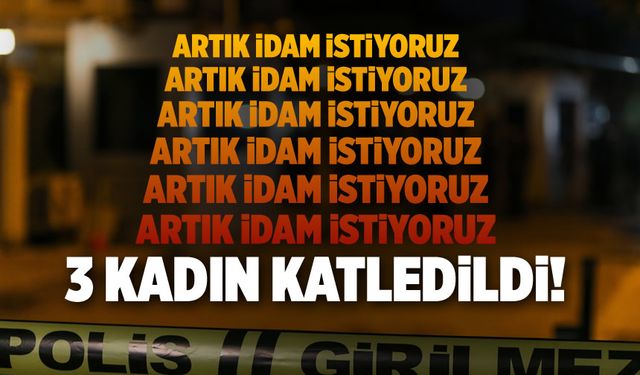 İstanbul'da 3 kadın katledildi