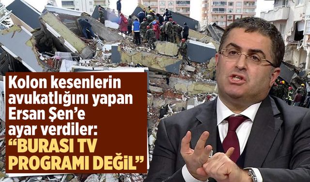 Ersan Şen'e mahkemede tokat gibi cevap: "Burası TV programı değil"