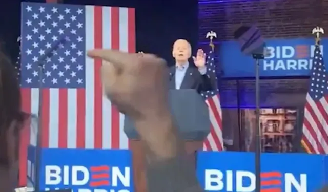 Joe Biden'ı şoke eden protesto! 'Sen soykırımcı bir diktatörsün Joe'