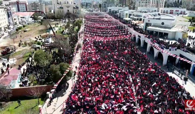 Yeniden Refah'ın Şanlıurfa mitingine kaç kişi katıldı? 23 Mart YRP - Erbakan'ın Büyük Şanlıufa mitingi kişi sayısı!