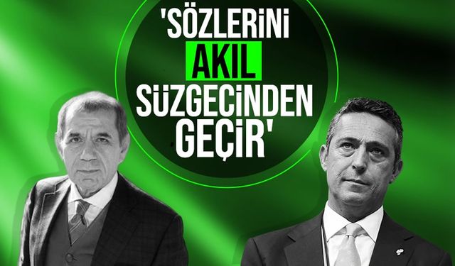 Dursun Özbek'ten Ali Koç'a Sert Tepki: "Tehditleri Aklından Geçirsin!"