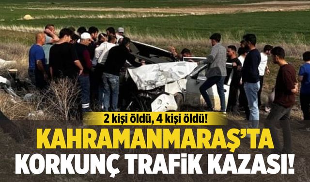 Kahreden haber geldi… Kahramanmaraş'ta feci kaza: 2 ölü