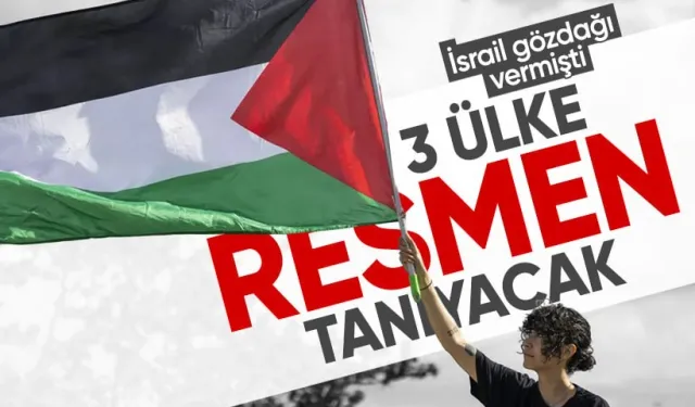 Üç ülke Filistin'i devlet olarak tanıyacak! O ülkelerden flaş Filistin kararı!