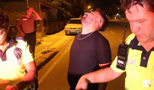 Aksaray'da Alkollü Sürücü, Polise Kahkahalarla İmza Attı!