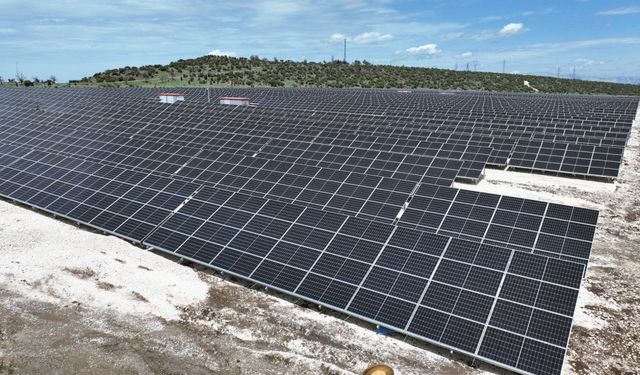 Kahramanmaraş güneş enerji santrali'nde sona yaklaşıldı