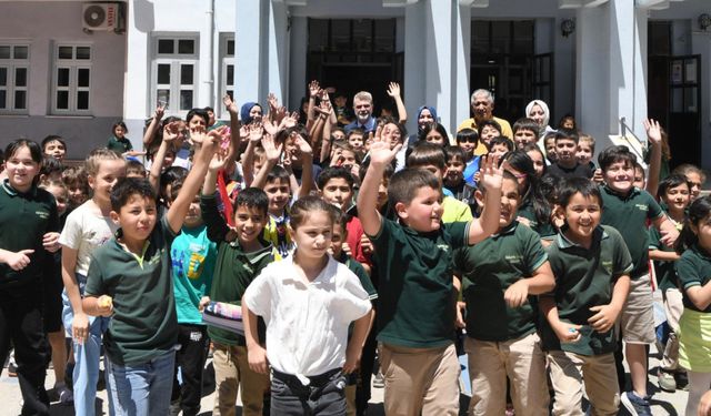 Başkan Görgel'den eğitime destek ziyareti: “çocuklarımız için daha güzel bir gelecek inşa ediyoruz”