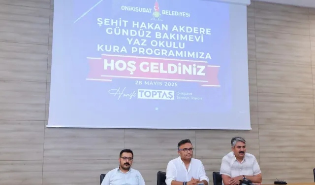 Onikişubat Belediyesi’nin ‘Minik Kalpler Yaz Okulu’nda kuralar çekildi