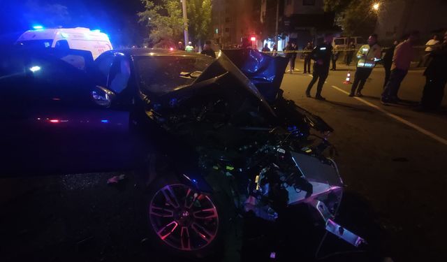 Kahramanmaraş'ta kontrolden çıkan otomobil kazaya neden oldu: sürücü ağır yaralandı