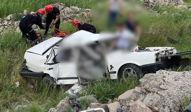Kahramanmaraş Dulkadiroğlu’nda takla atan otomobil kazasında 3 kişi yaralandı