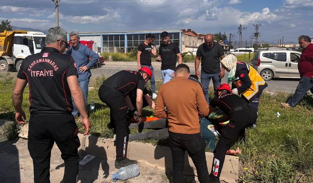 Kahramanmaraş’ta trafik kazası: hafif ticari araç ve kamyonet çarpıştı, 3 yaralı