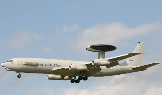 Kahramanmaraş semalarında NATO uçağı hareketliliği