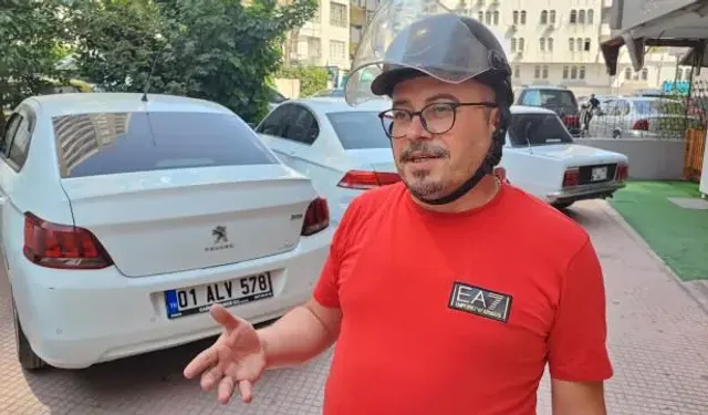 Bu Ceza Pes Dedirtti: Adana'da Otomobil Sürücüsüne Kask Cezası