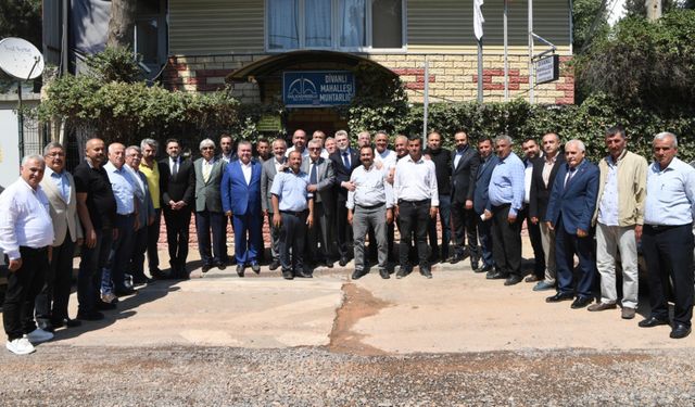 Başkan Fırat Görgel Dulkadiroğlu’nda muhtarlarla buluştu