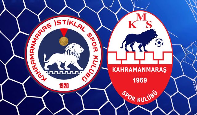 Kahramanmaraş İstiklalspor ve Kahramanmaraşspor'un rakipleri belli oldu