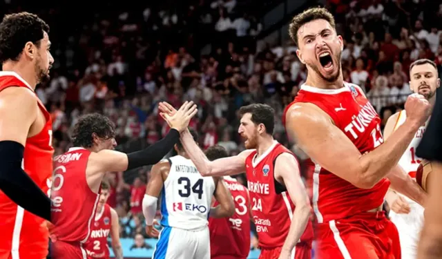 12 Dev Adam Yunanistan'ı devirdi! Finaldeyiz