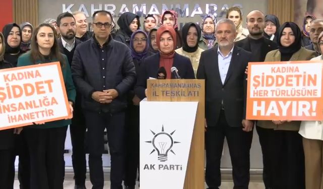 AK Parti Kadın Kollarından 25 Kasım mesajı: "Kadına yönelik şiddet insanlık suçudur"