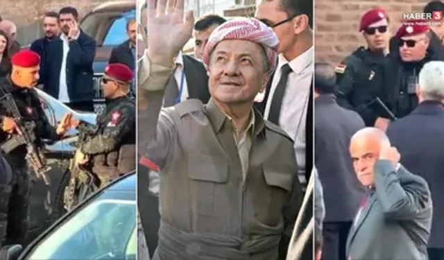 Barzani’nin Korumalarına Cumhurbaşkanlığı'ndan Tepki