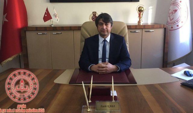 Kahramanmaraş'ta ilçe müdürü resmen değişti!