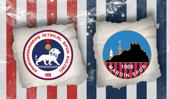 Kahramanmaraş İstiklalspor - Mardinspor | CANLI SKOR