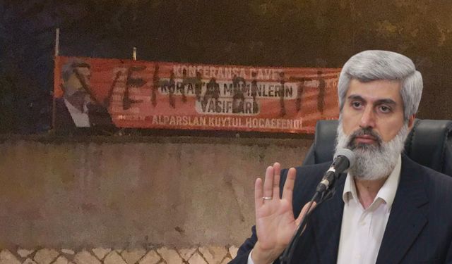 Kahramanmaraş’ta konferans afişlerine müdahale
