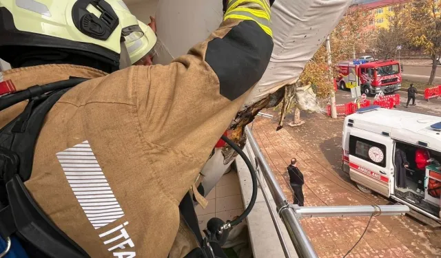 Kahramanmaraş'ta ev yangını, 1 kişi dumandan etkilendi